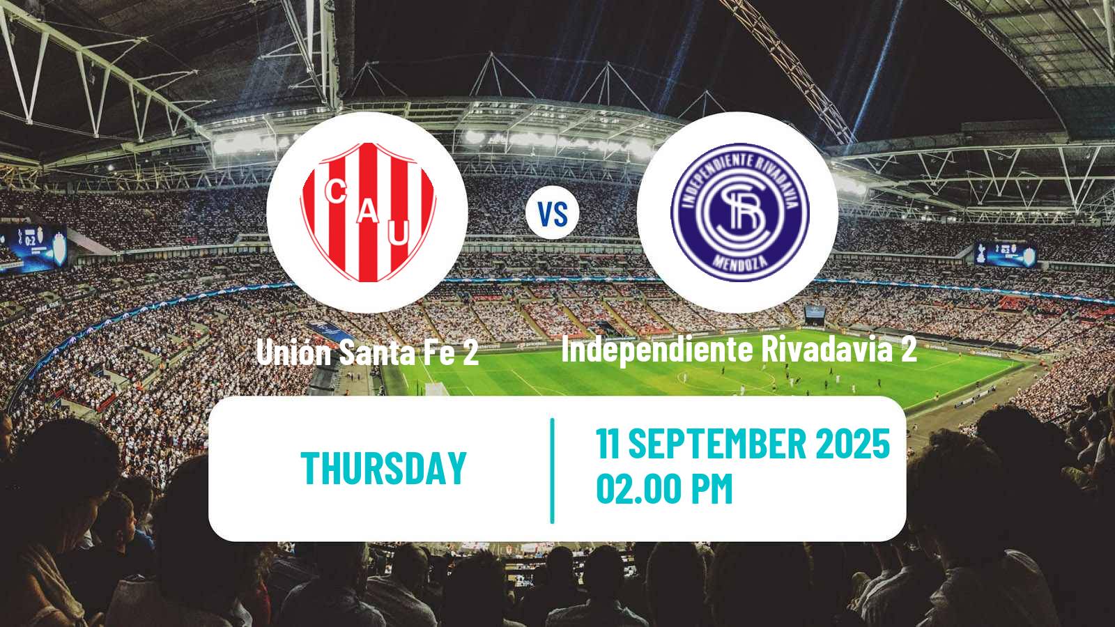 Soccer Argentinian Reserve League Unión Santa Fe 2 - Independiente Rivadavia 2