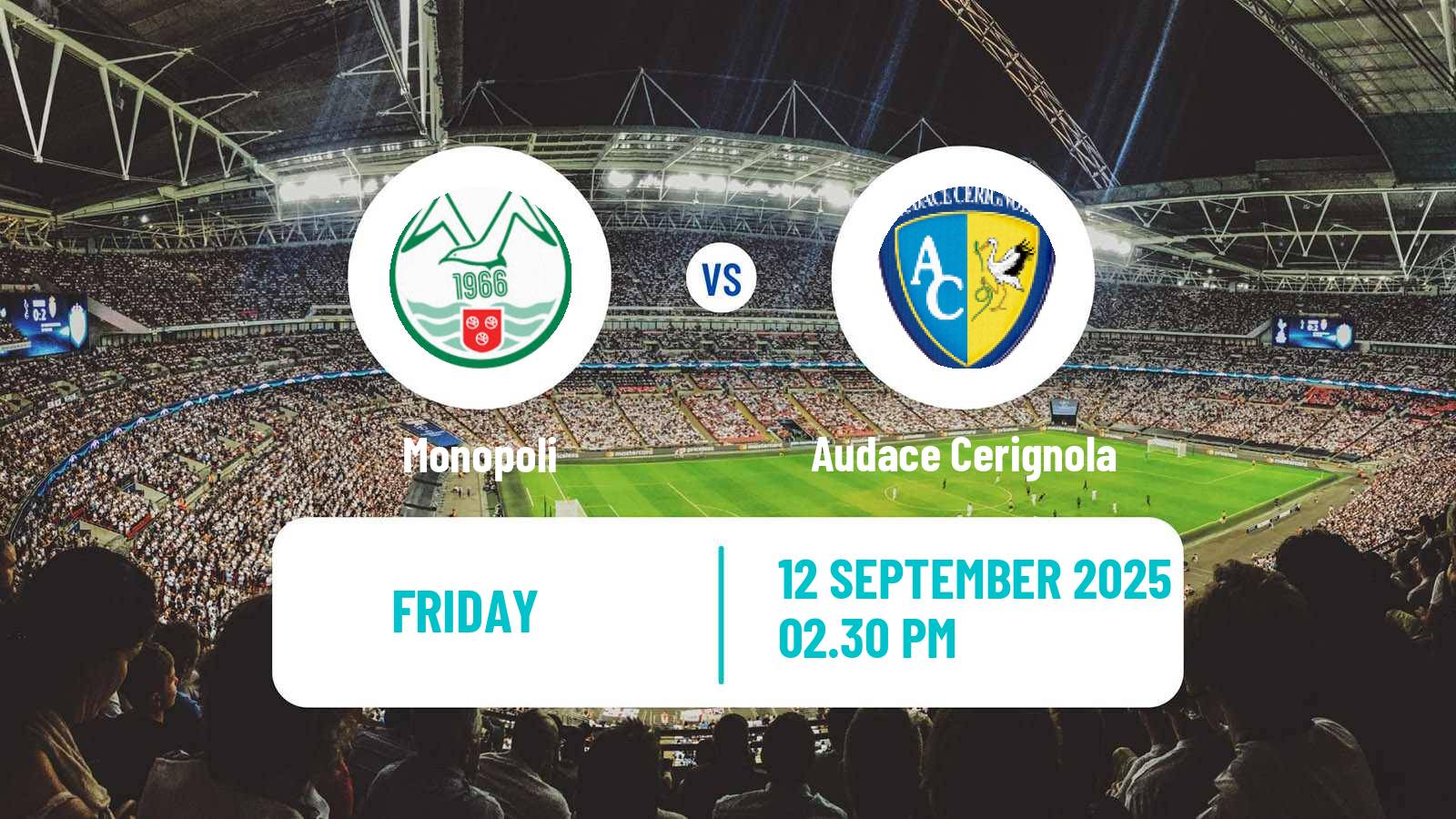 Soccer Italian Serie C Group C Monopoli - Audace Cerignola