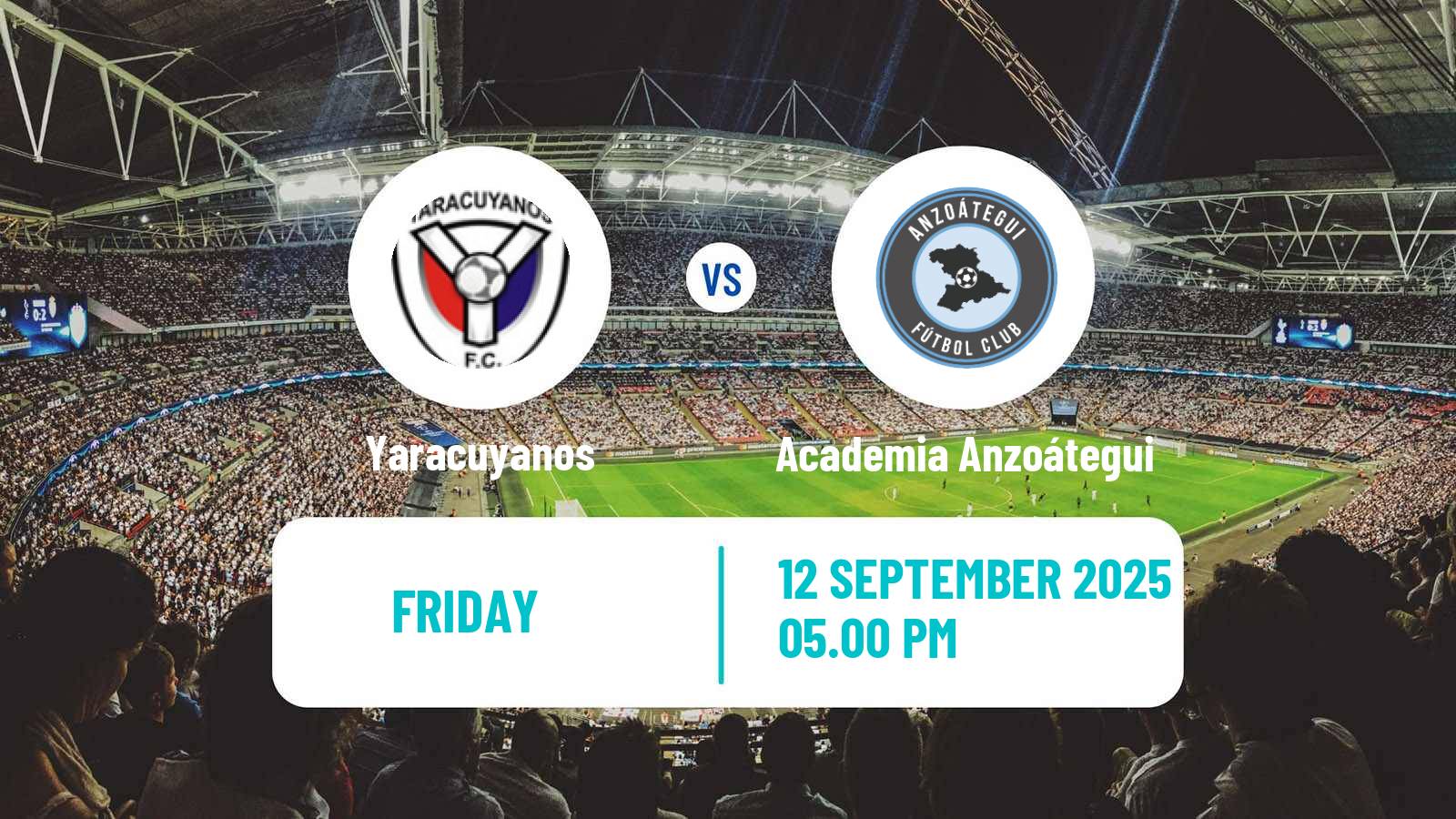 Soccer Venezuelan Primera Division Yaracuyanos - Academia Anzoátegui