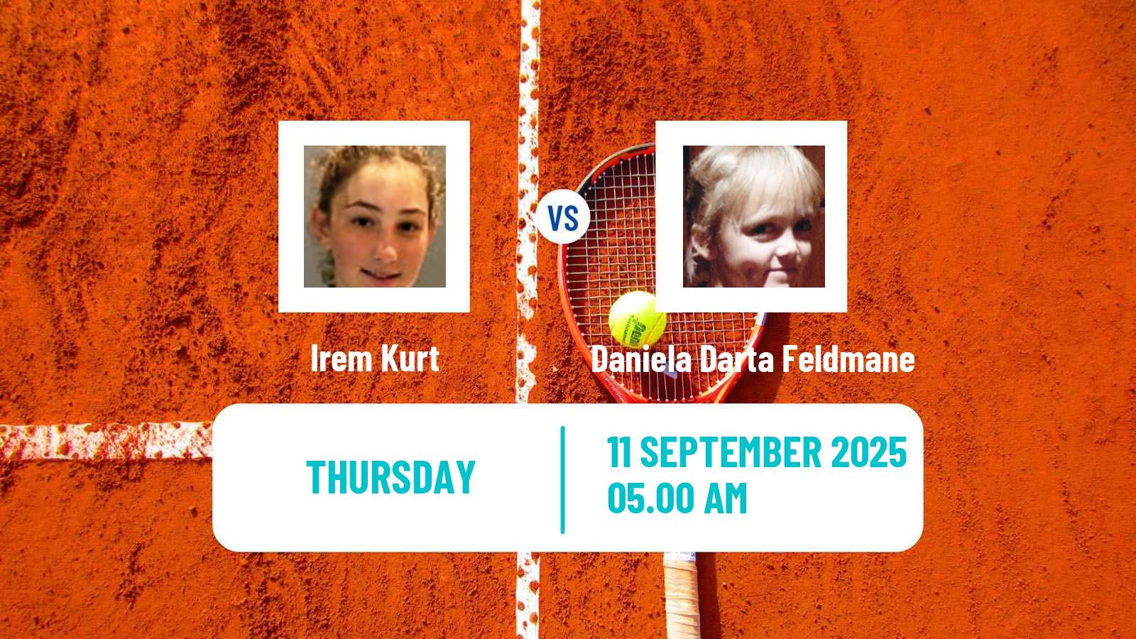 Tennis ITF W15 Kayseri 8 Women Irem Kurt - Daniela Darta Feldmane