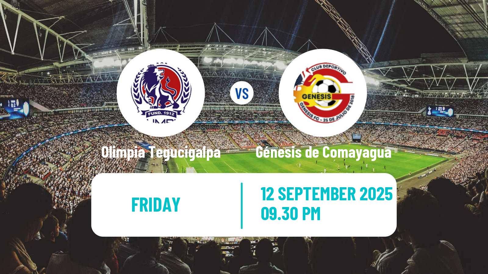 Soccer Honduras Liga Nacional Olimpia Tegucigalpa - Génesis de Comayagua