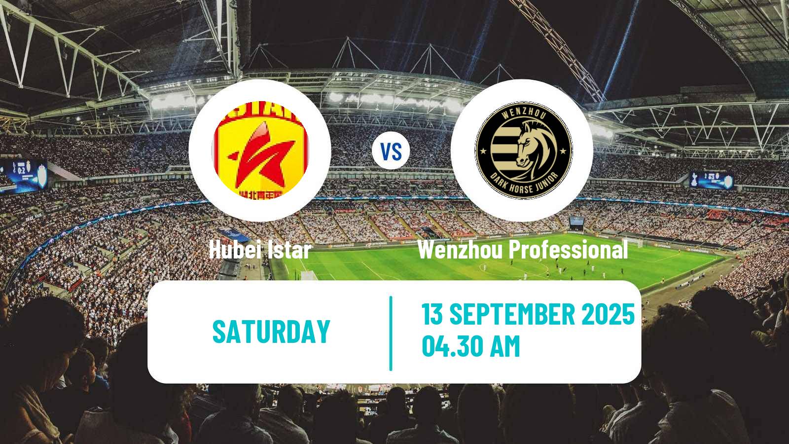 Soccer Chinese Yi League Hubei Istar - Wenzhou Professional