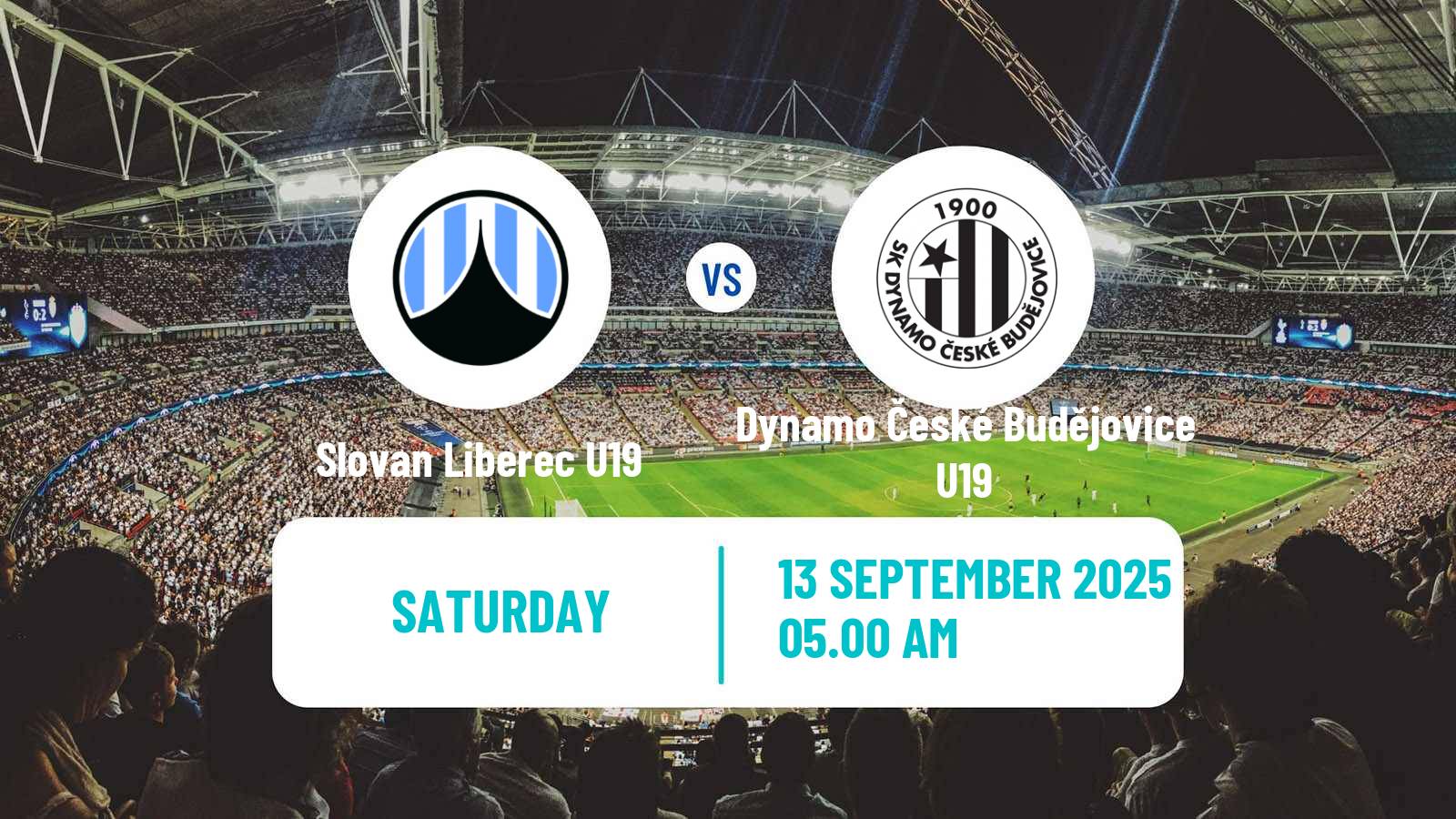 Soccer Czech U19 League Slovan Liberec U19 - Dynamo České Budějovice U19