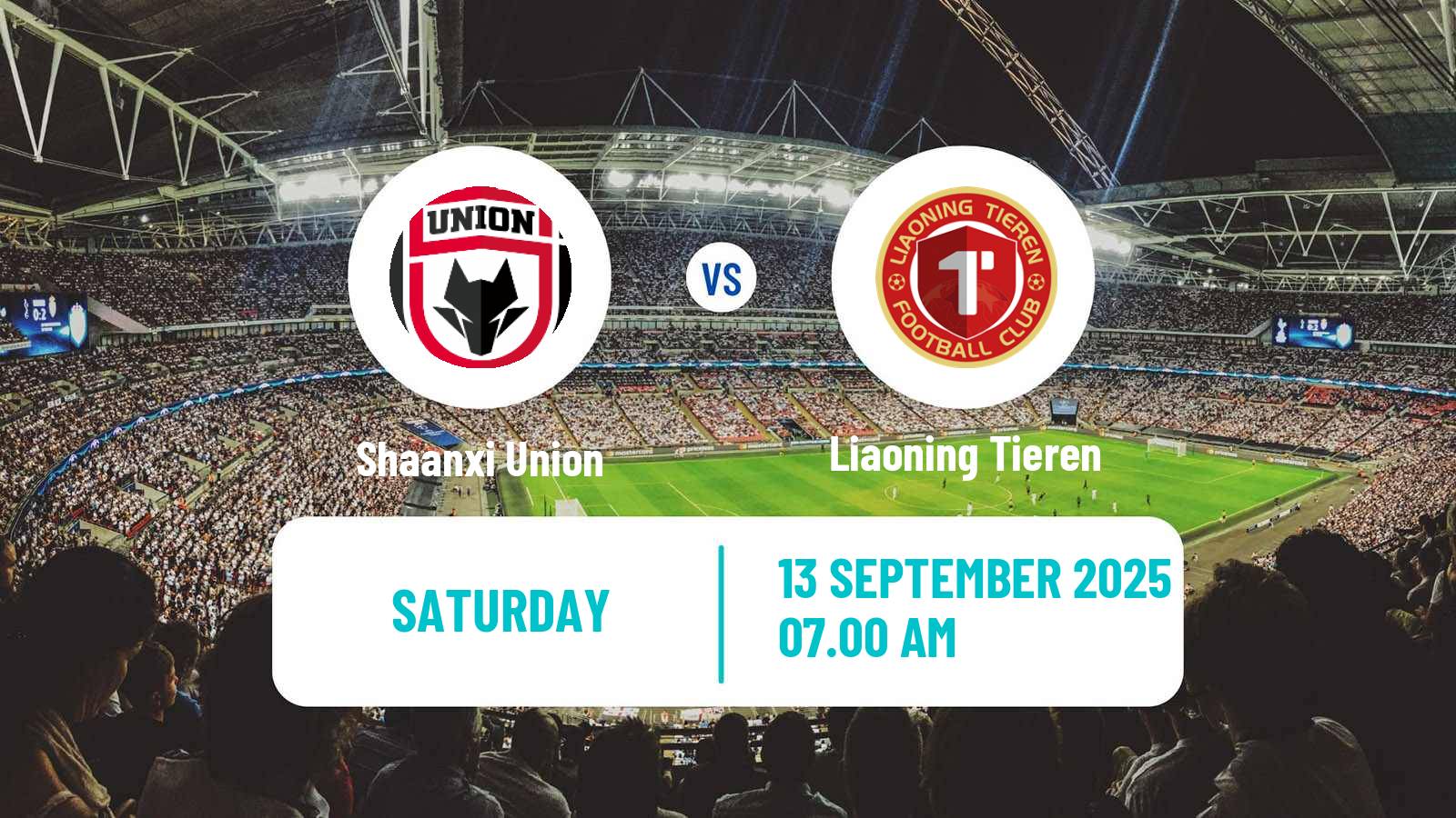 Soccer Chinese Jia League Shaanxi Union - Liaoning Tieren