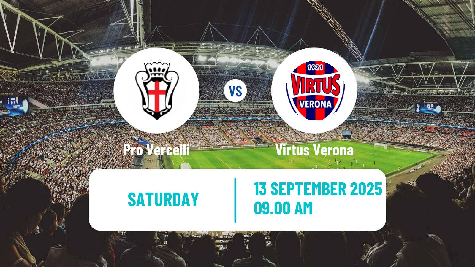 Soccer Italian Serie C Group A Pro Vercelli - Virtus Verona