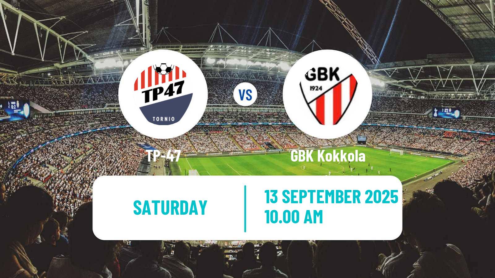 Soccer Finnish Kakkonen Group C TP-47 - GBK Kokkola