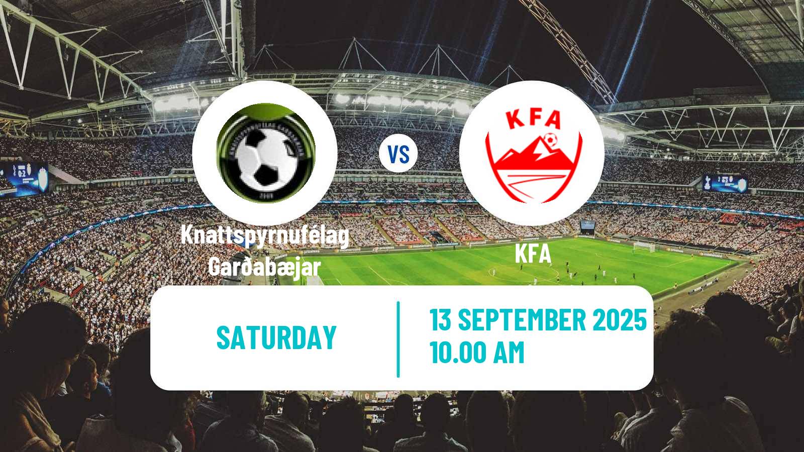 Soccer Icelandic Division 2 Knattspyrnufélag Garðabæjar - KFA