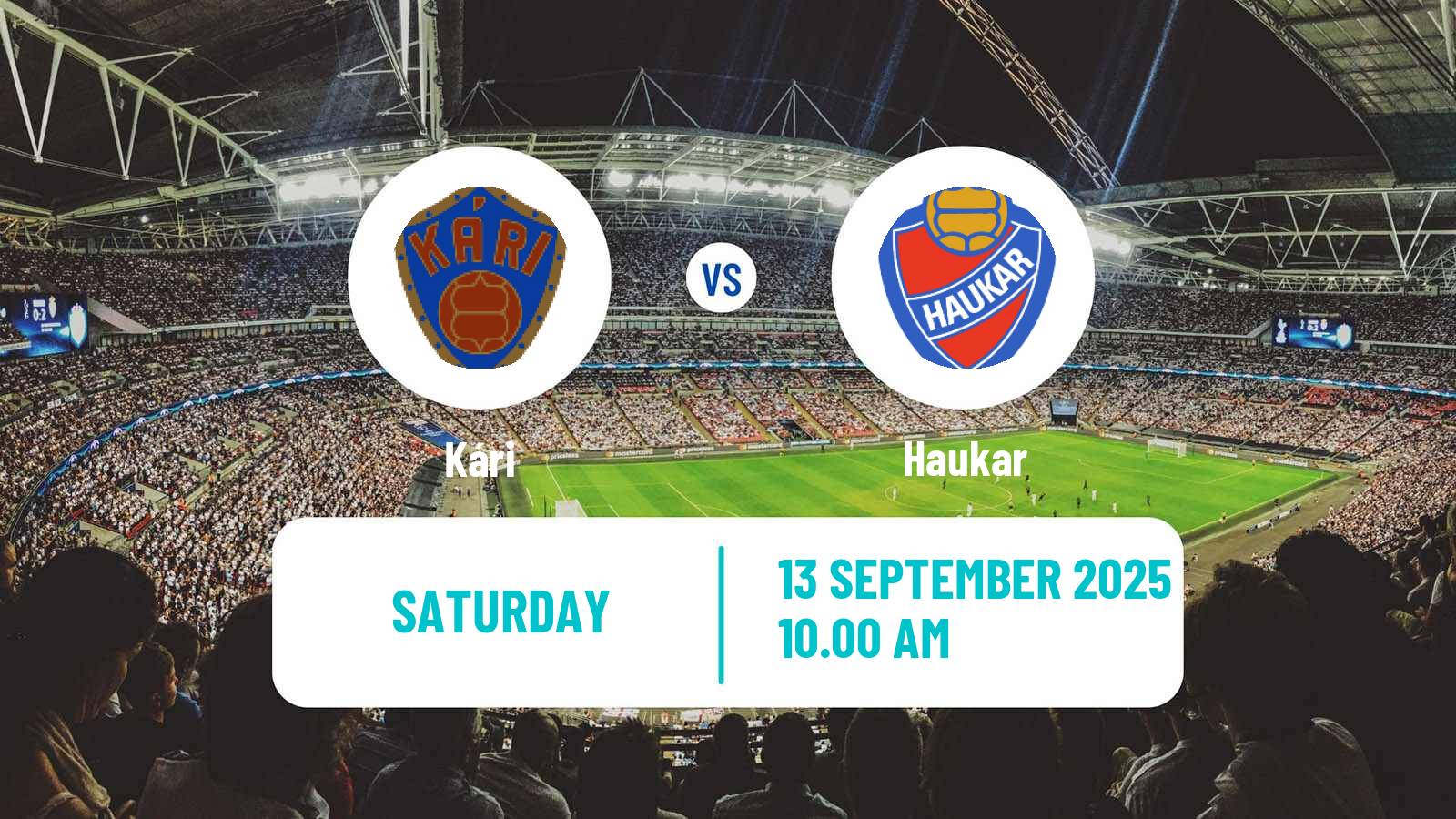 Soccer Icelandic Division 2 Kári - Haukar