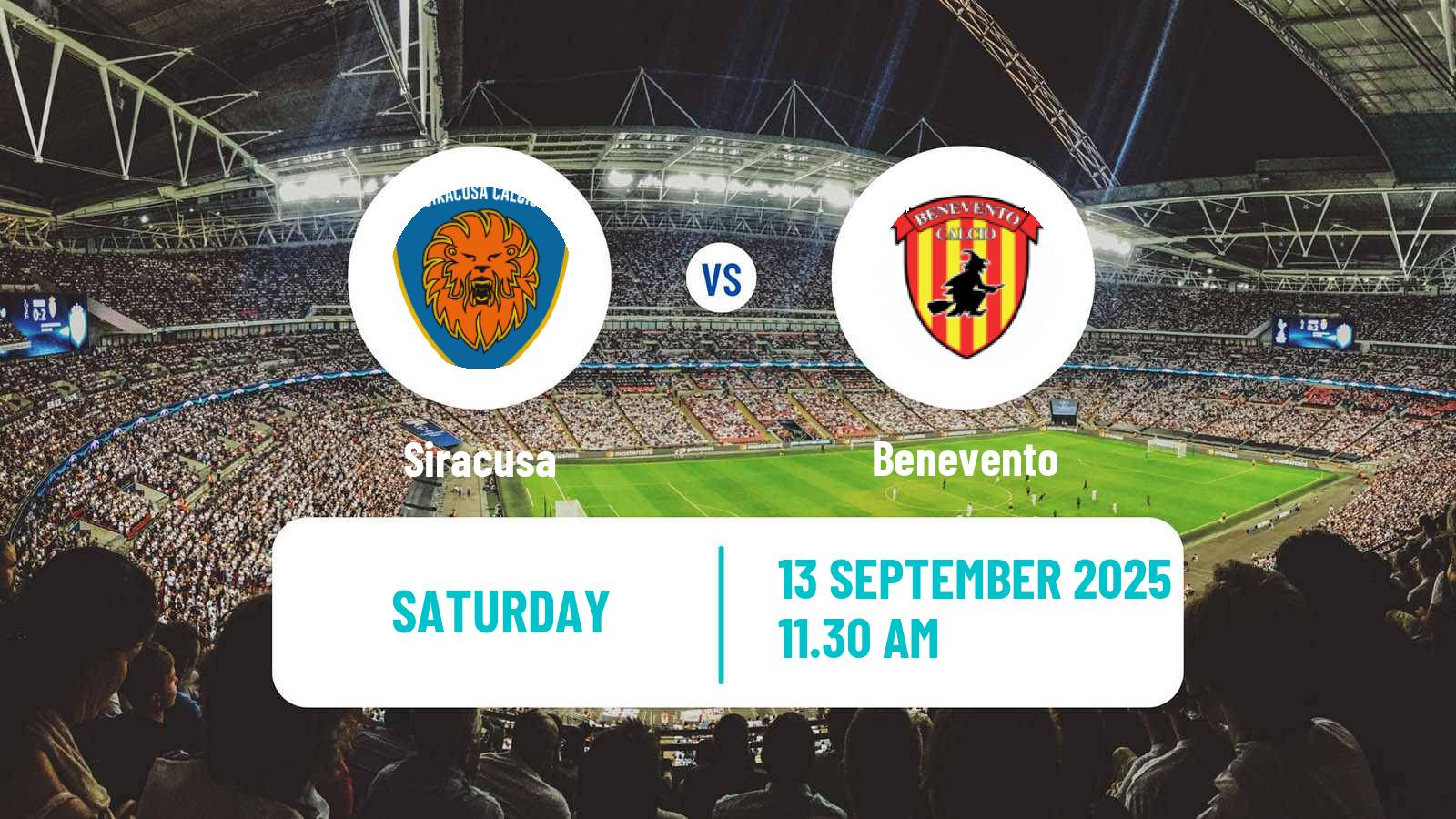 Soccer Italian Serie C Group C Siracusa - Benevento