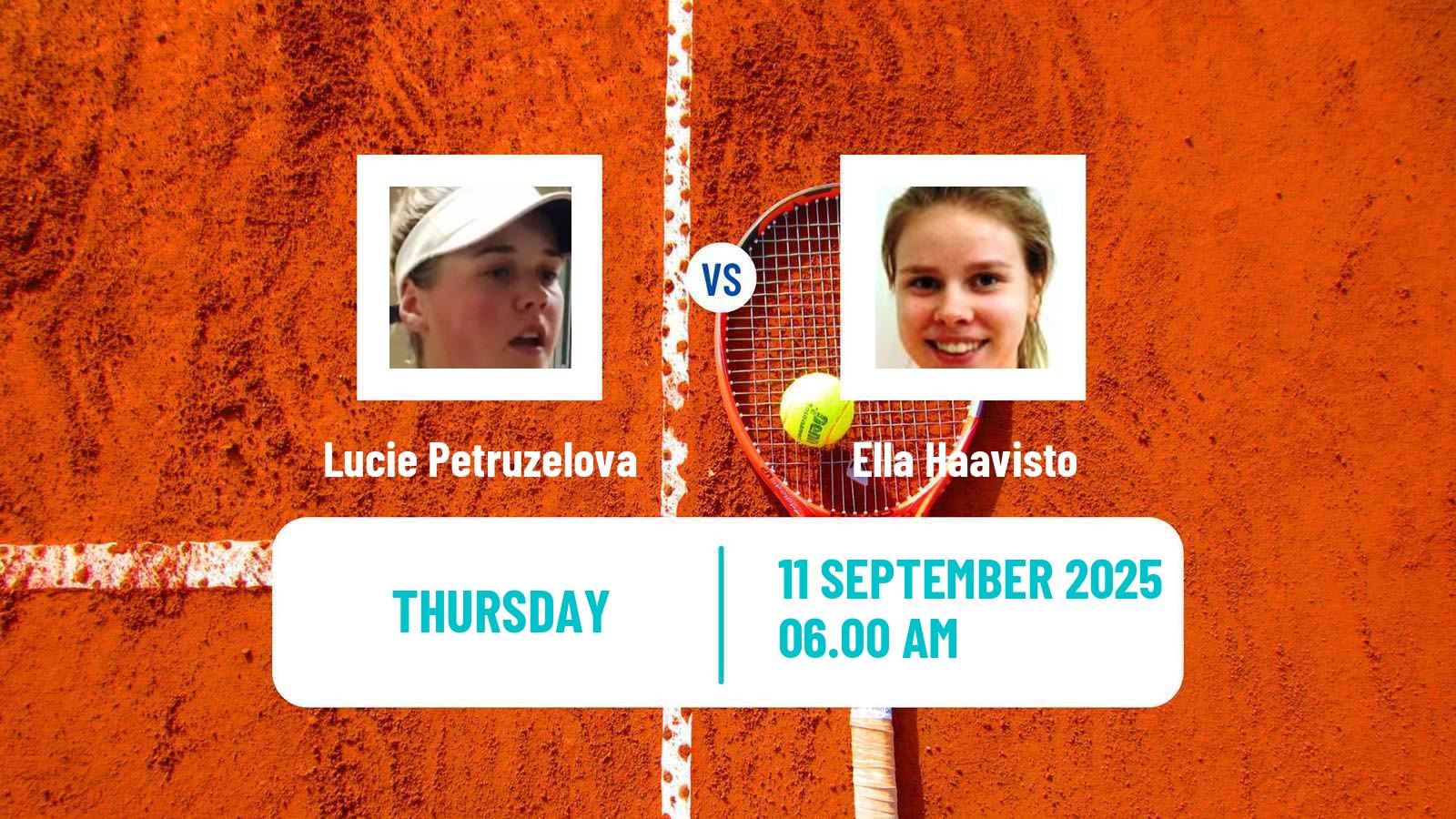 Tennis ITF W15 Radom Women Lucie Petruzelova - Ella Haavisto