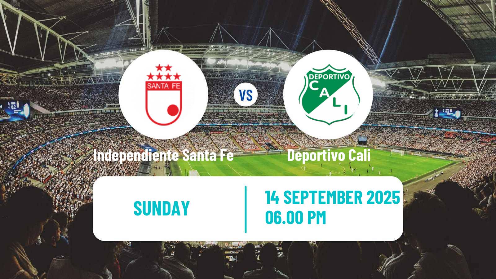 Soccer Colombian Liga Women Independiente Santa Fe - Deportivo Cali