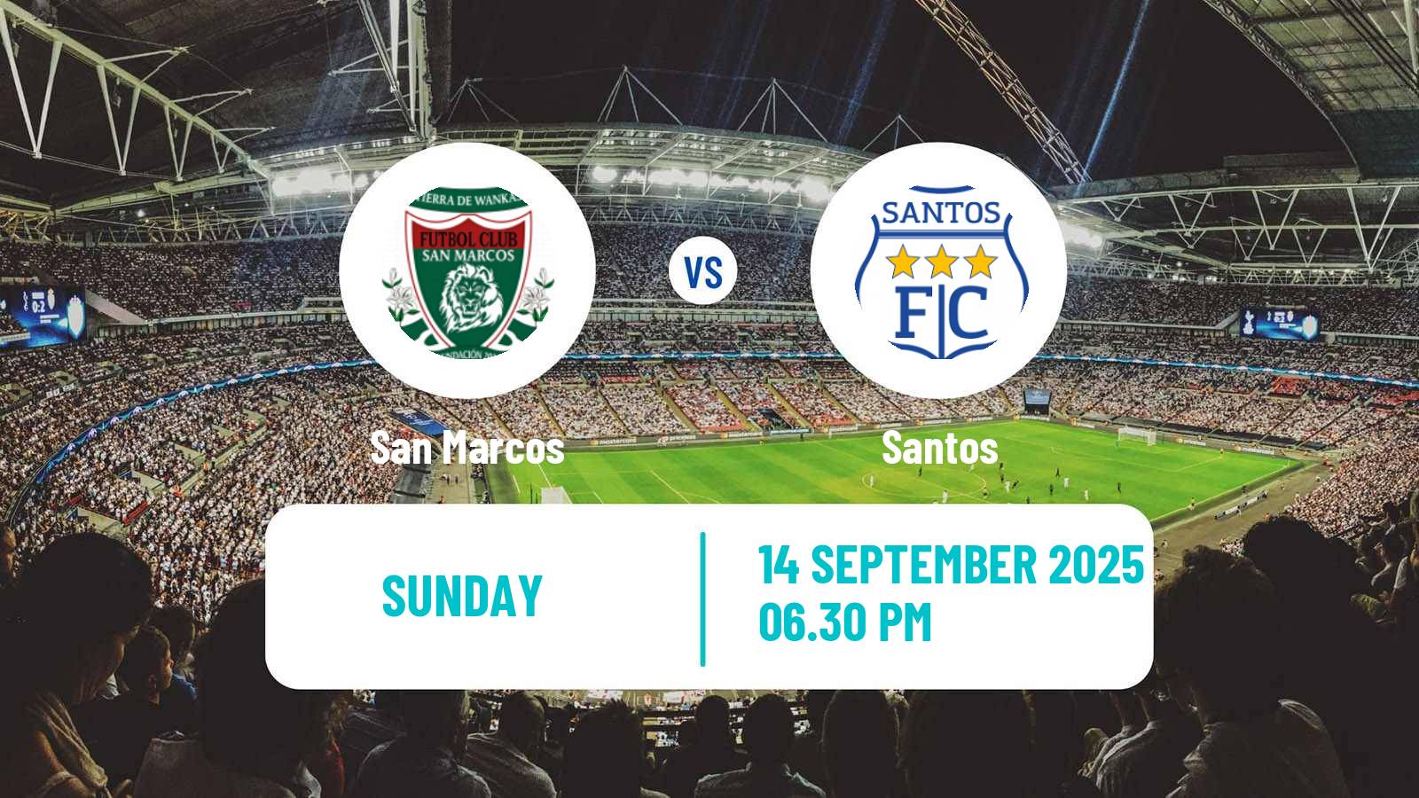 Soccer Peruvian Liga 2 San Marcos - Santos