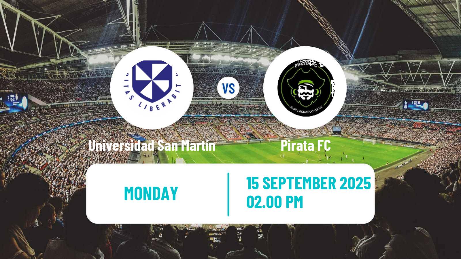 Soccer Peruvian Liga 2 Universidad San Martín - Pirata