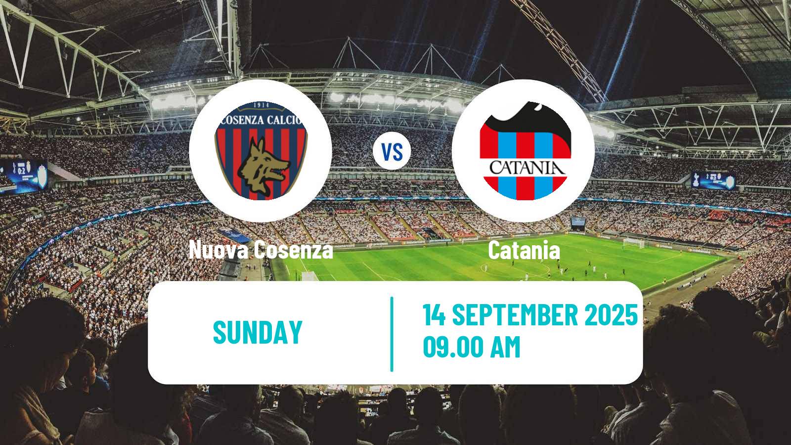Soccer Italian Serie C Group C Nuova Cosenza - Catania