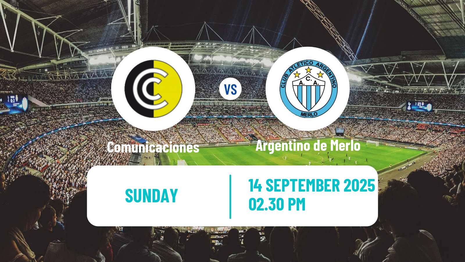 Soccer Argentinian Primera B Comunicaciones - Argentino de Merlo