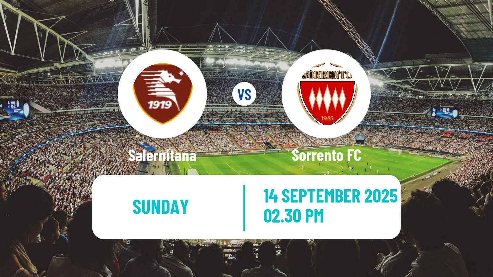 Soccer Italian Serie C Group C Salernitana - Sorrento