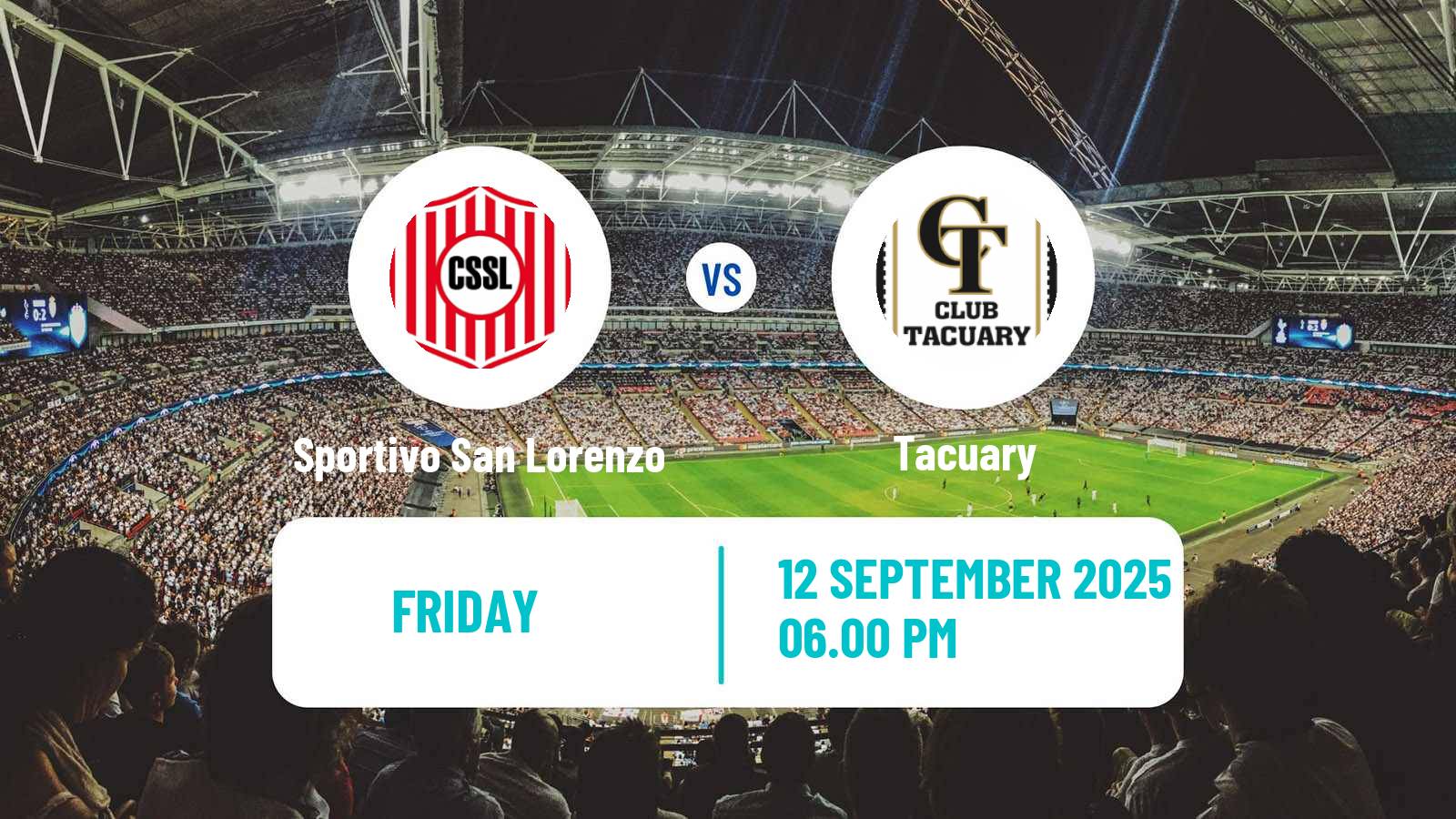 Soccer Paraguayan Division Intermedia Sportivo San Lorenzo - Tacuary