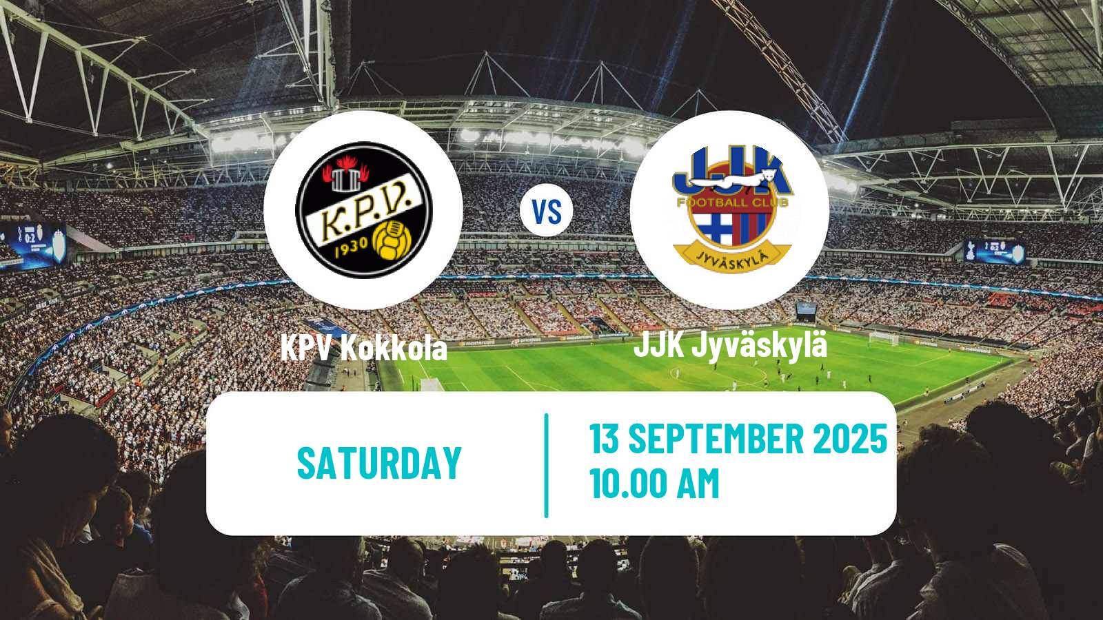 Soccer Finnish Ykkonen KPV Kokkola - JJK Jyväskylä