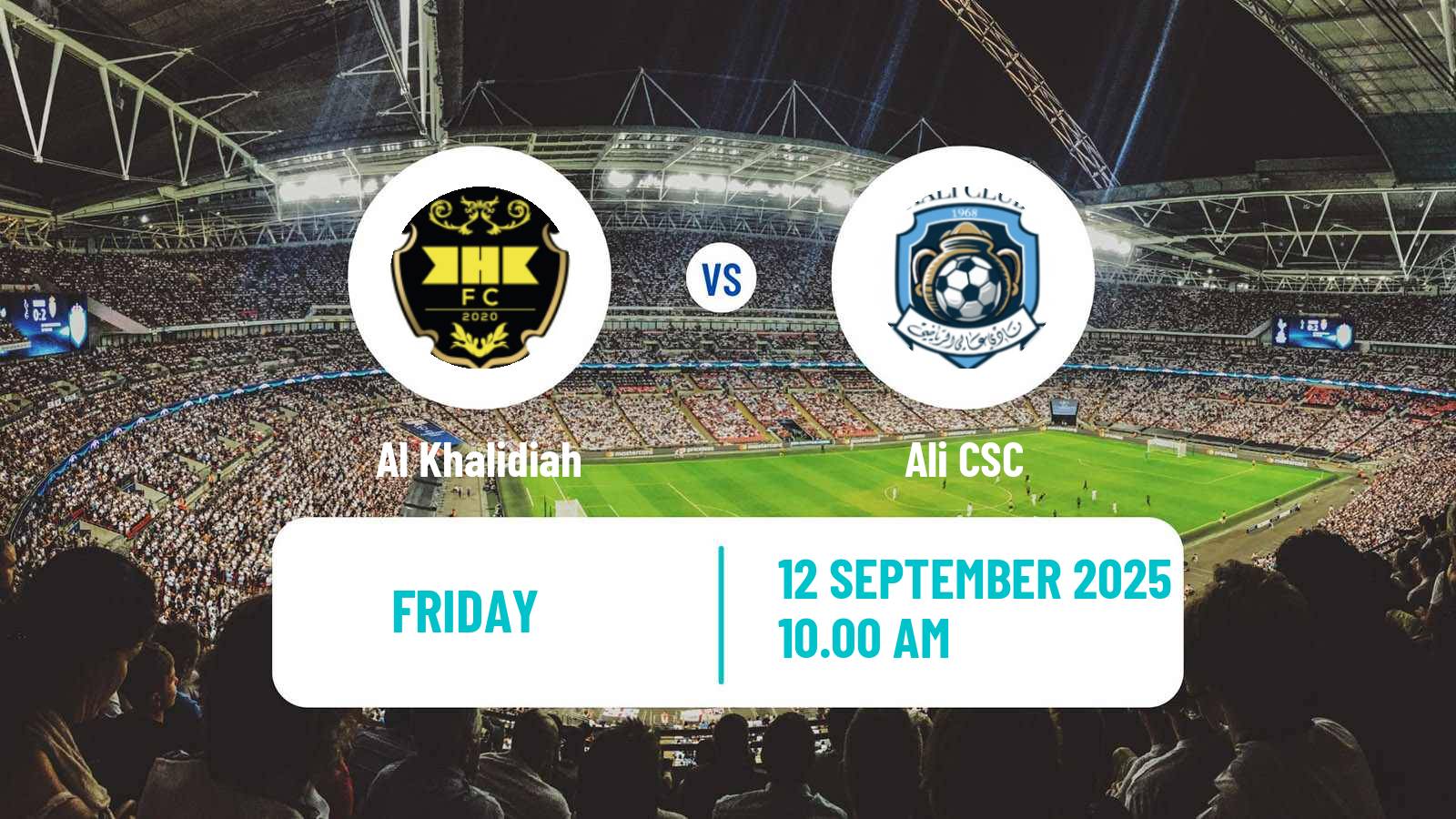 Soccer Bahraini Premier League Al Khalidiah - Ali CSC