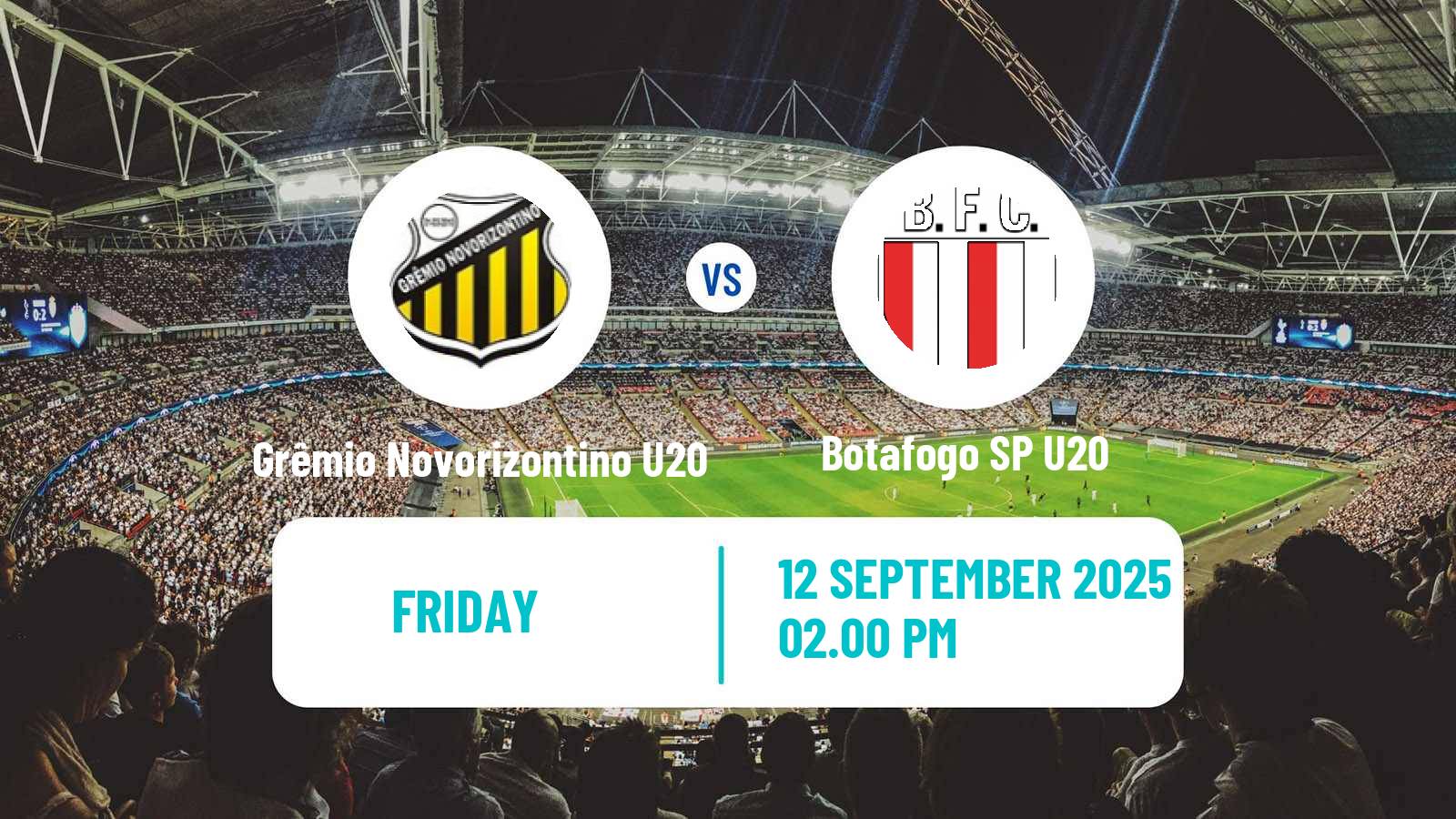 Soccer Brazilian Paulista U20 Grêmio Novorizontino U20 - Botafogo SP U20