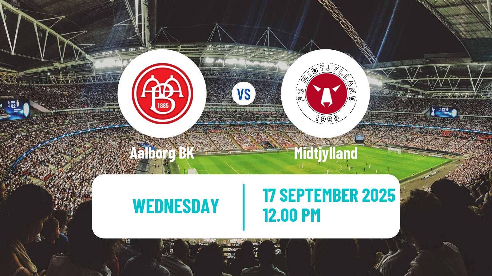 Soccer Danish Landspokal Cup Aalborg BK - Midtjylland