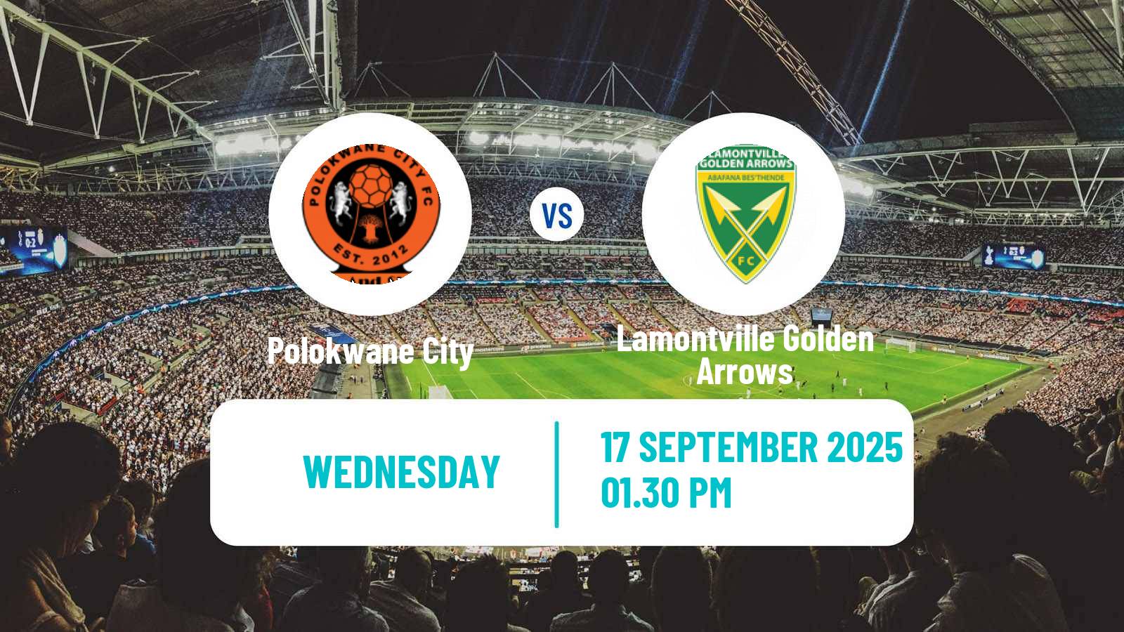 Soccer South African Premier Soccer League Polokwane City - Lamontville Golden Arrows