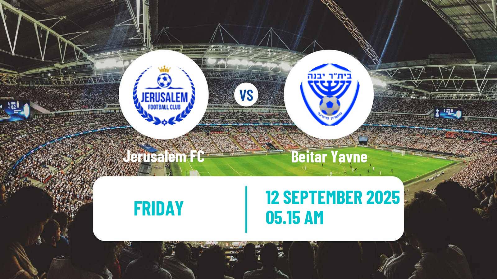 Soccer Israeli Liga Alef South Jerusalem FC - Beitar Yavne
