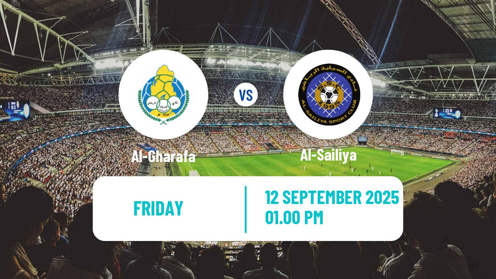 Soccer Qatar QSL Al-Gharafa - Al-Sailiya