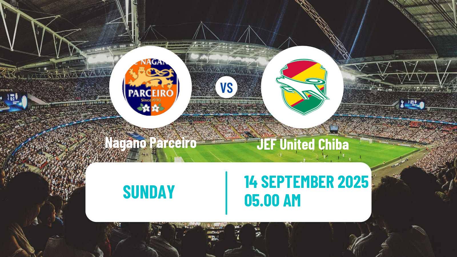 Soccer Japan WE League Women Nagano Parceiro - JEF United Chiba