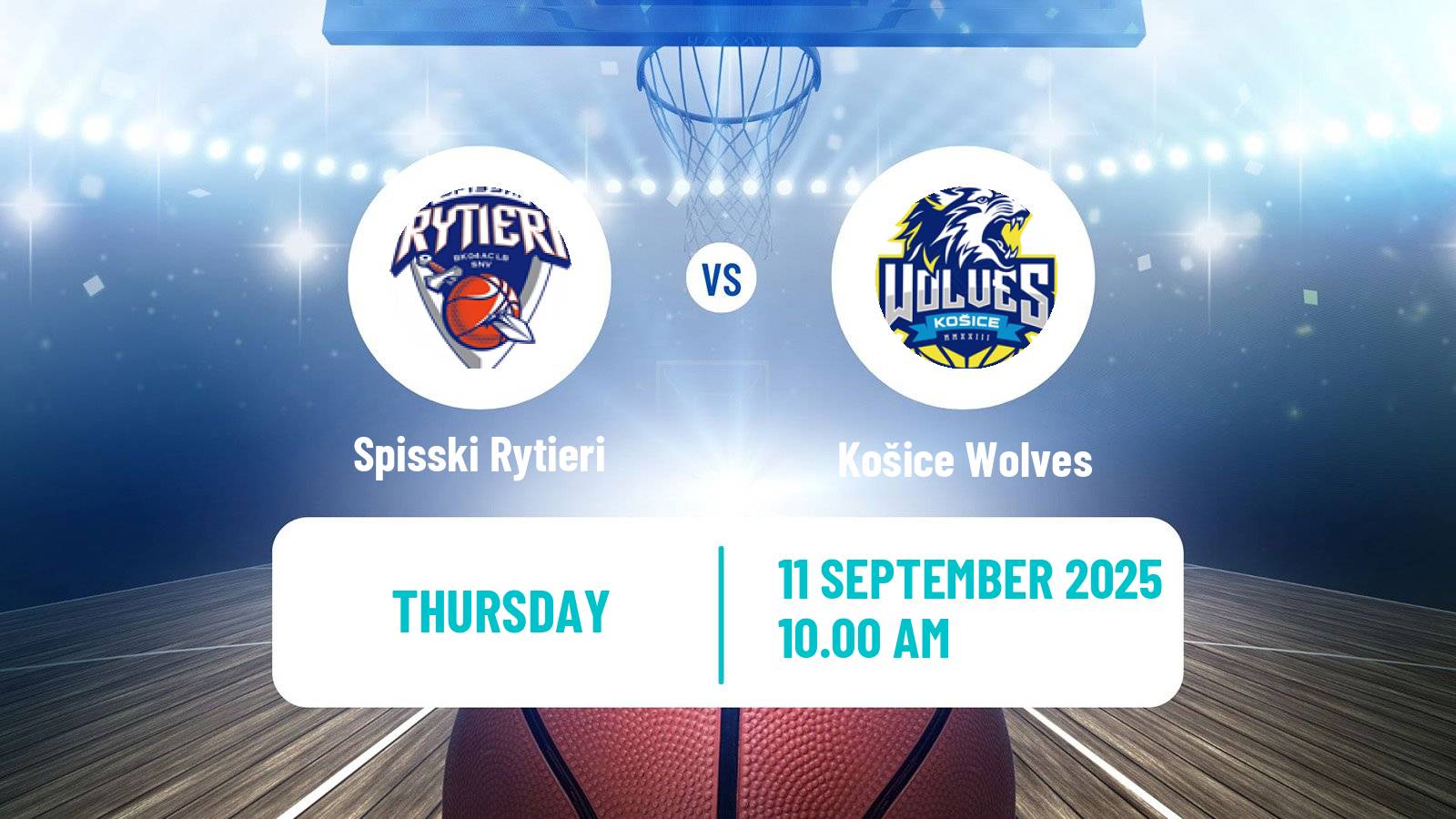 Basketball Club Friendly Basketball Spisski Rytieri - Košice Wolves