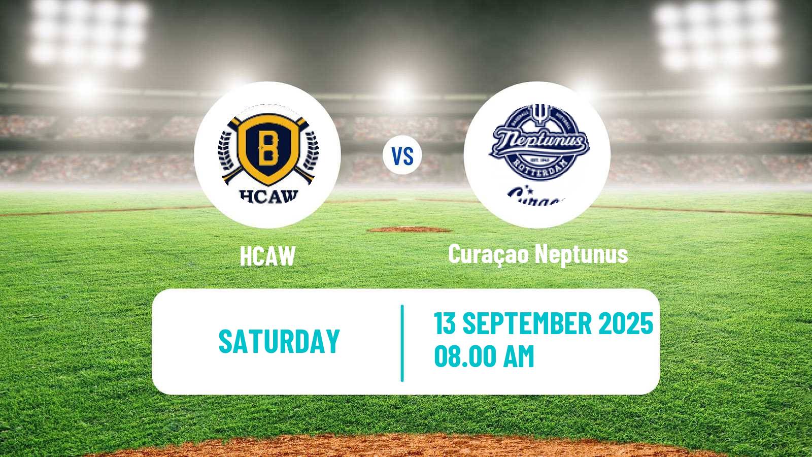 Baseball Dutch Hoofdklasse Baseball HCAW - Curaçao Neptunus