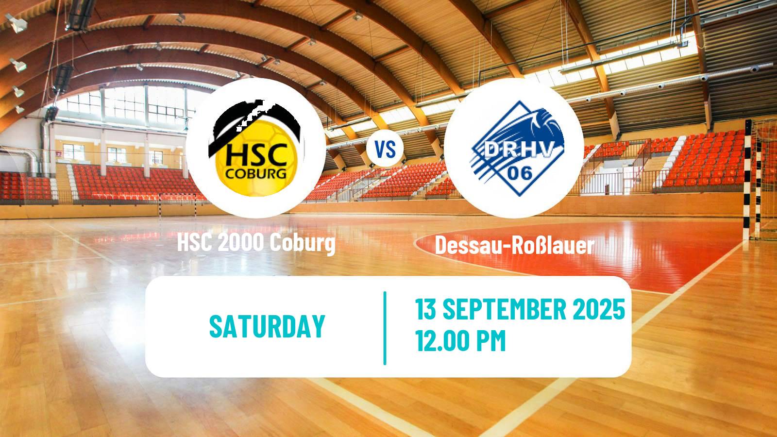 Handball German 2 Bundesliga Handball HSC 2000 Coburg - Dessau-Roßlauer