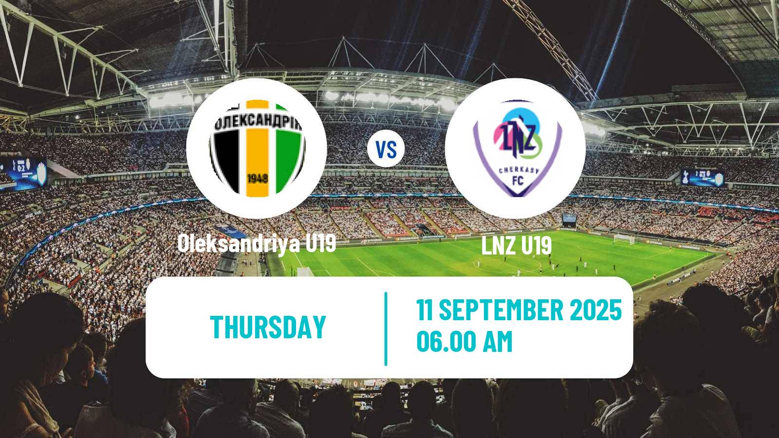 Soccer Ukrainian U19 League Oleksandriya U19 - LNZ U19