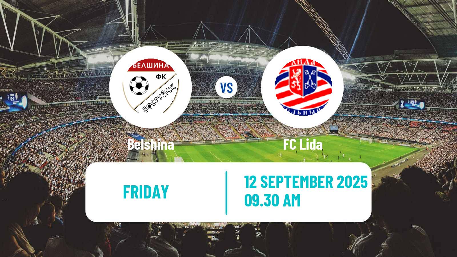 Soccer Belarusian Pershaya Liga Belshina - Lida