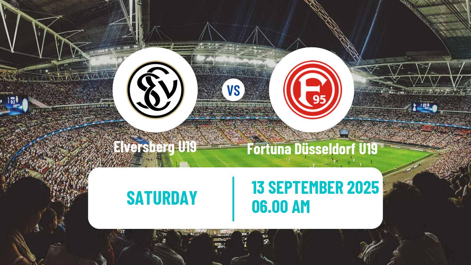 Soccer German DFB Youth League Elversberg U19 - Fortuna Düsseldorf U19