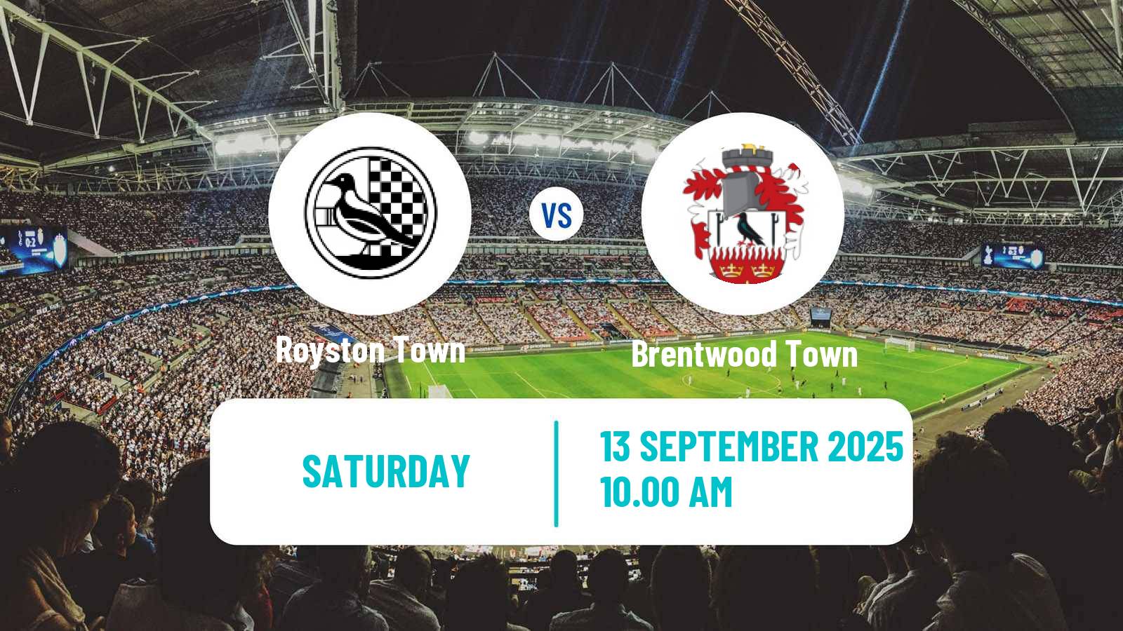 Soccer English FA Cup Royston Town - Brentwood Town