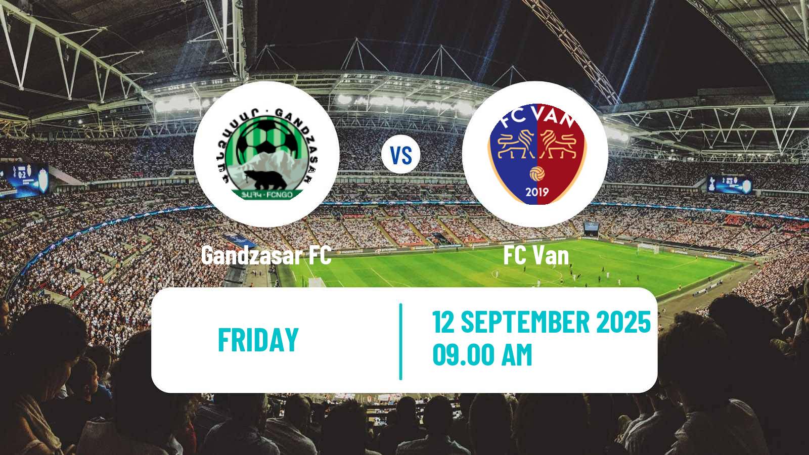 Soccer Armenian Premier League Gandzasar - Van