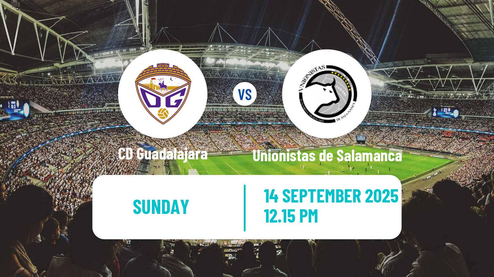 Soccer Spanish Primera RFEF Group 1 CD Guadalajara - Unionistas de Salamanca