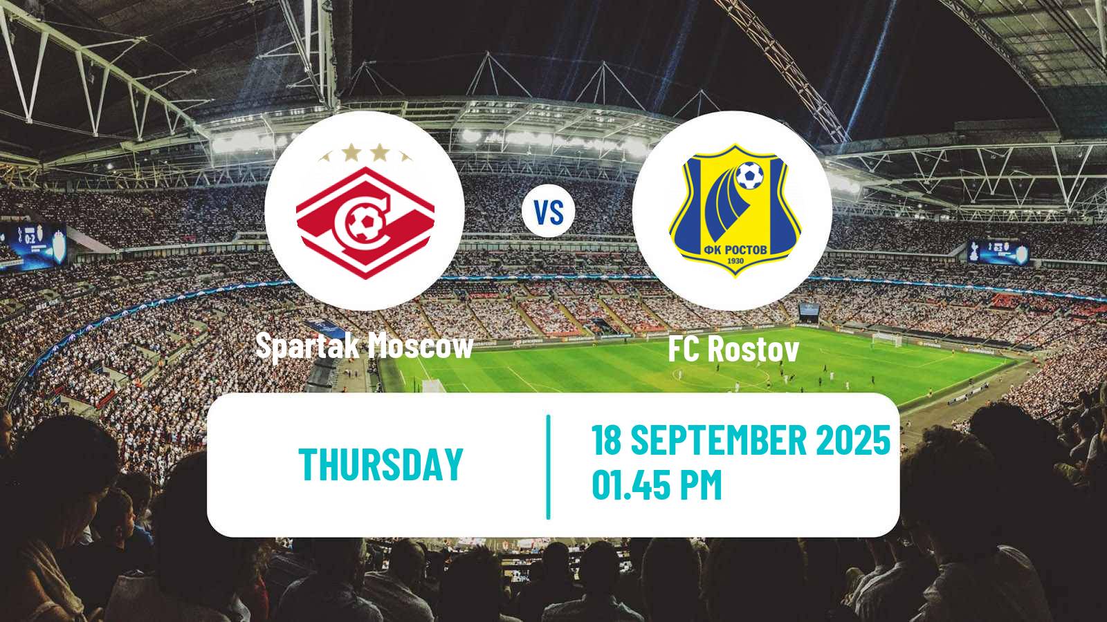 Soccer Russian Cup Spartak Moscow - Rostov