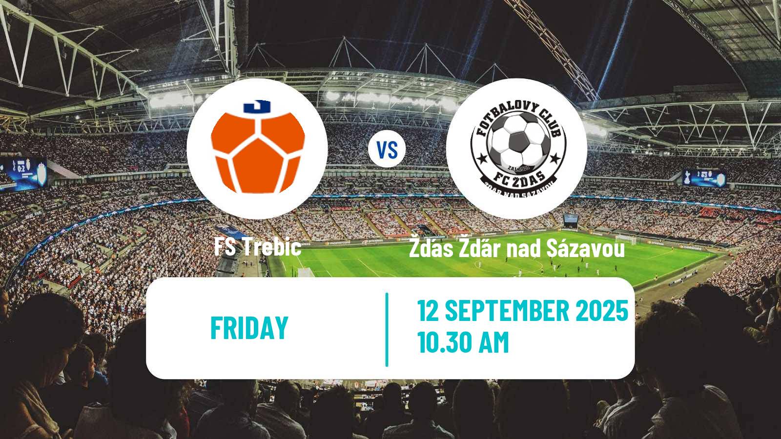 Soccer Czech Division D FS Trebic - Žďas Žďár nad Sázavou