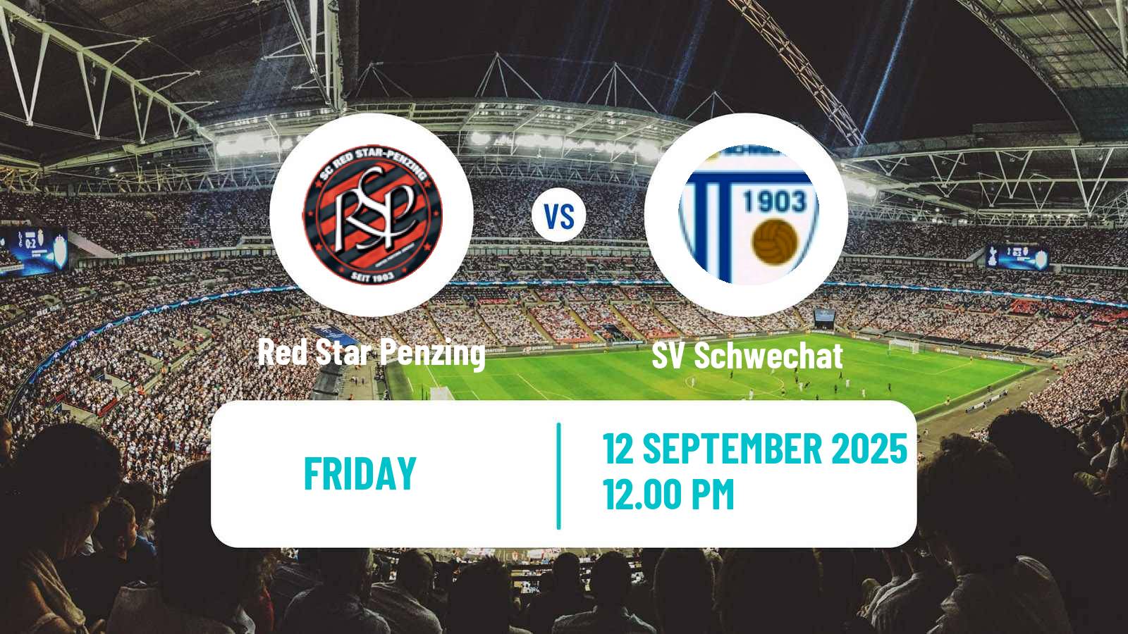 Soccer Austrian Landesliga Wien Red Star Penzing - Schwechat