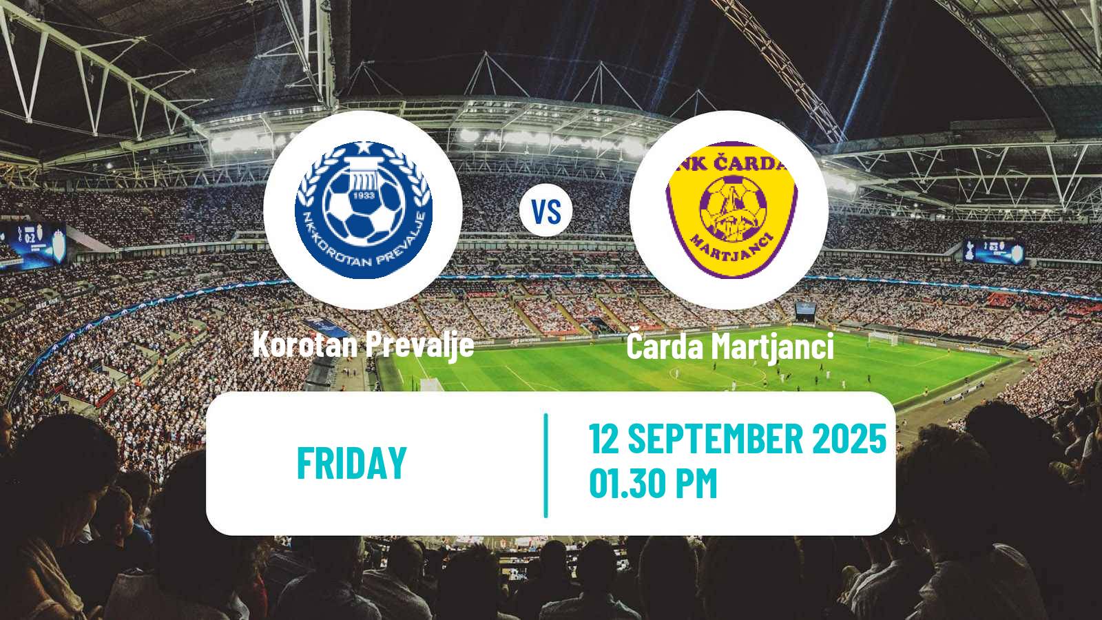 Soccer Slovenian 3 SNL East Korotan Prevalje - Čarda Martjanci