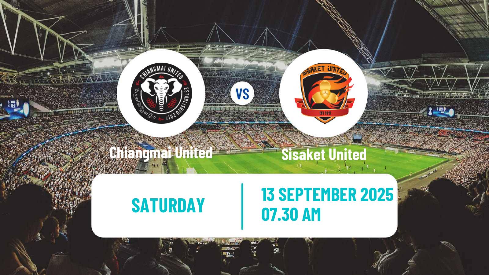 Soccer Thai League 2 Chiangmai United - Sisaket United