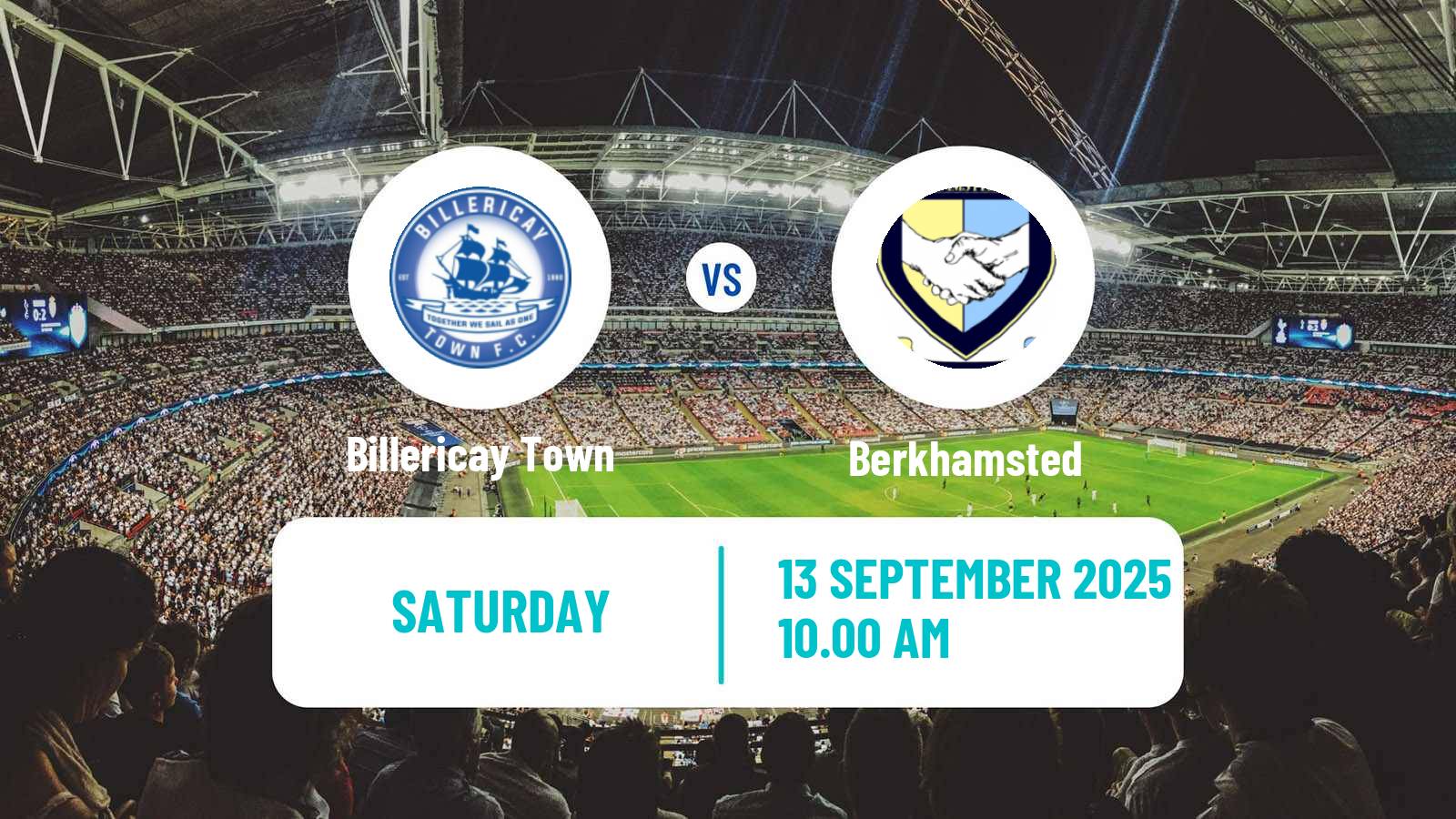 Soccer English FA Cup Billericay Town - Berkhamsted