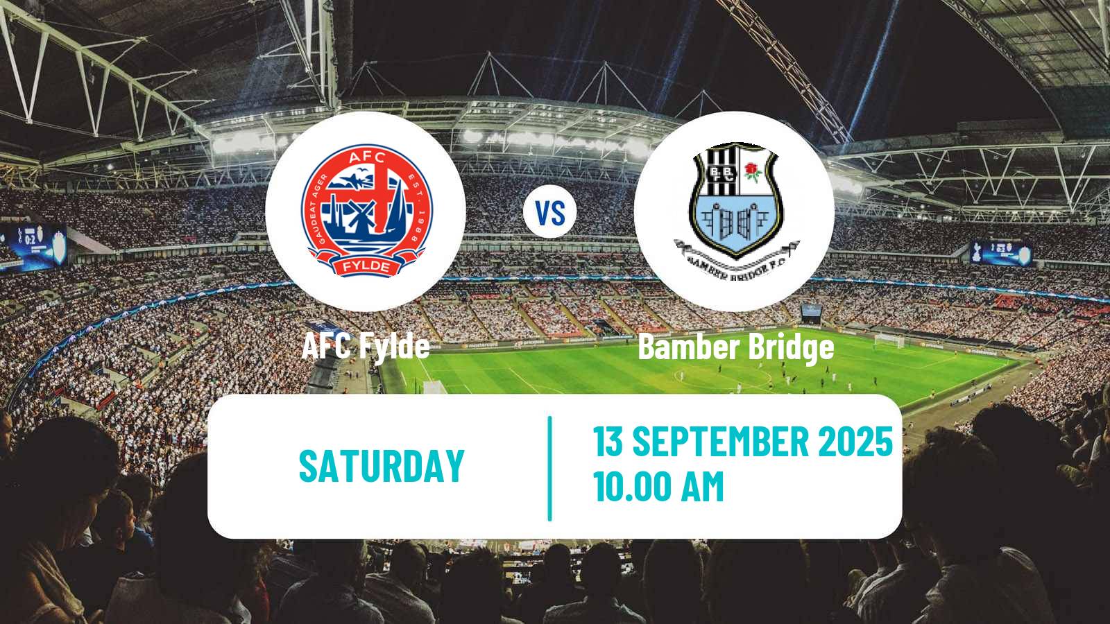 Soccer English FA Cup Fylde - Bamber Bridge