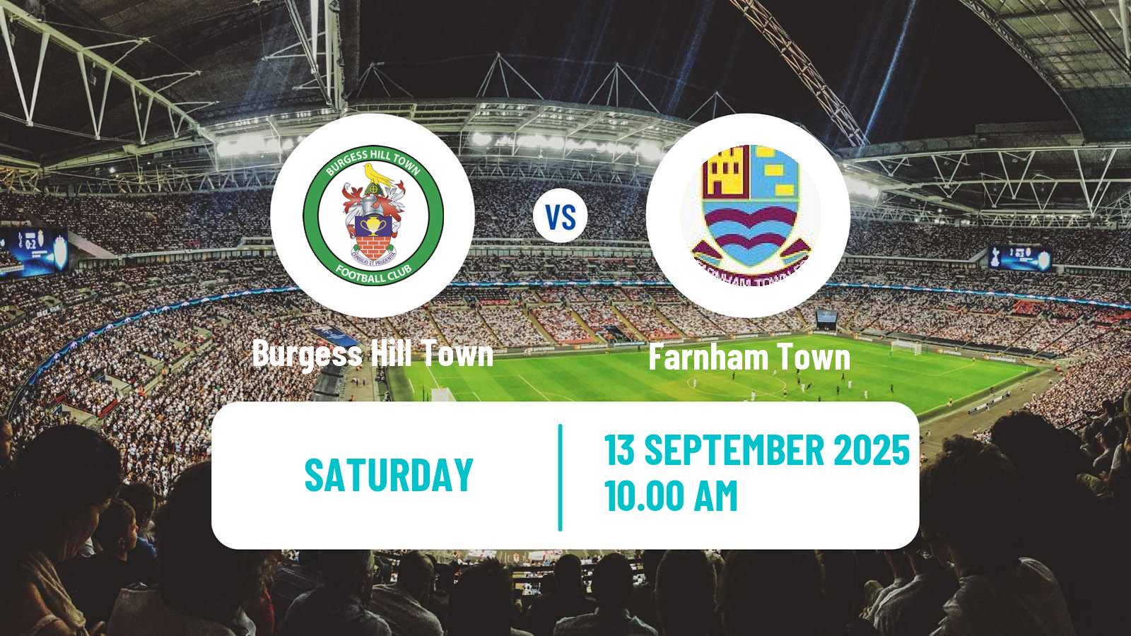 Soccer English FA Cup Burgess Hill Town - Farnham Town