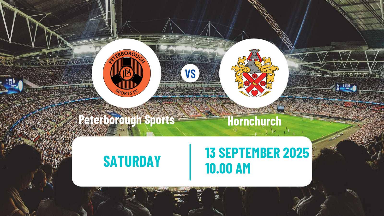 Soccer English FA Cup Peterborough Sports - Hornchurch