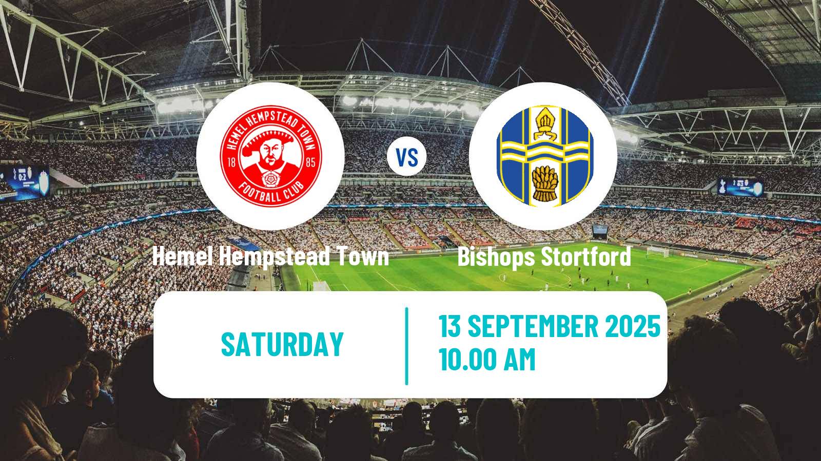 Soccer English FA Cup Hemel Hempstead Town - Bishops Stortford
