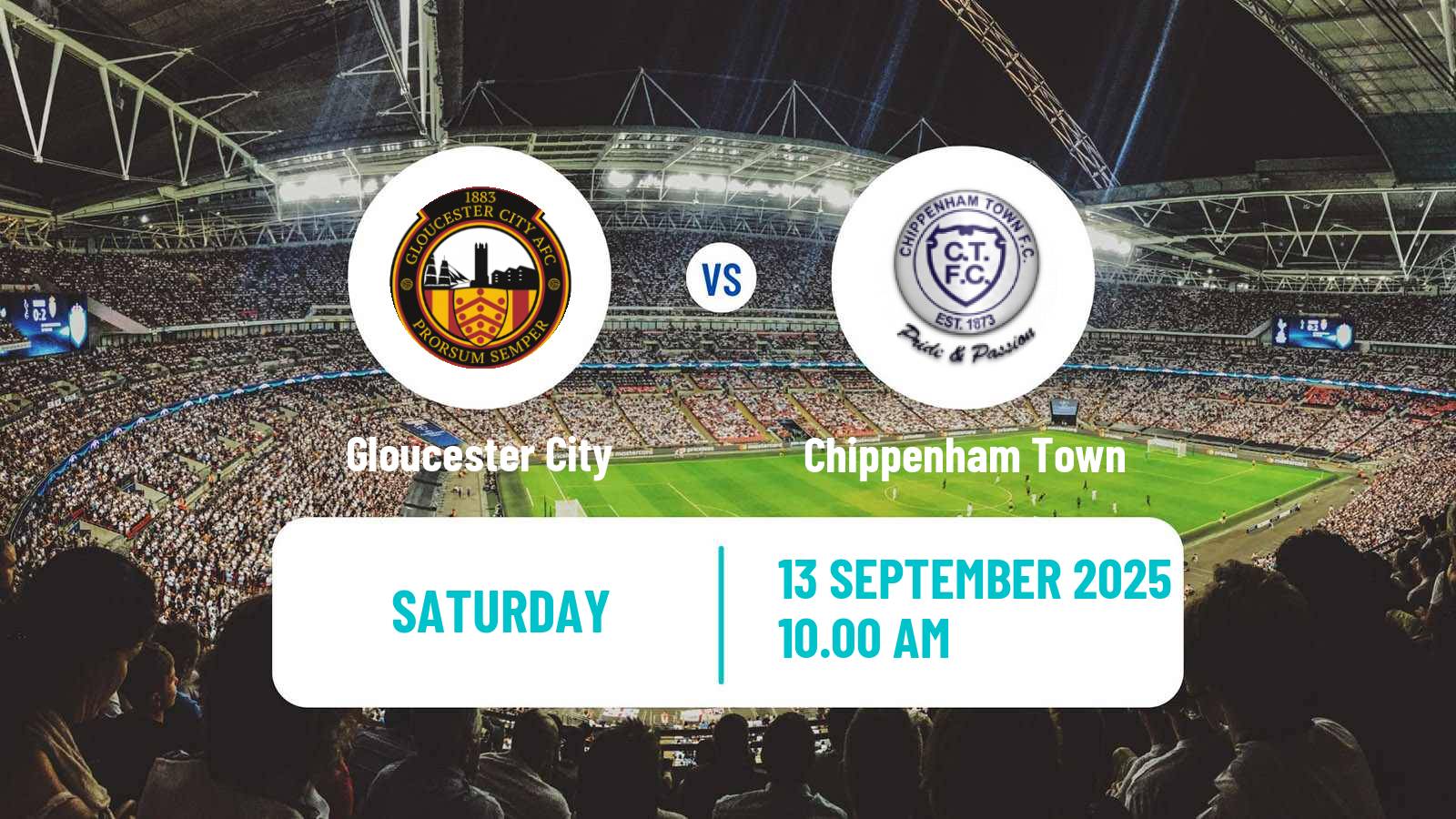 Soccer English FA Cup Gloucester City - Chippenham Town