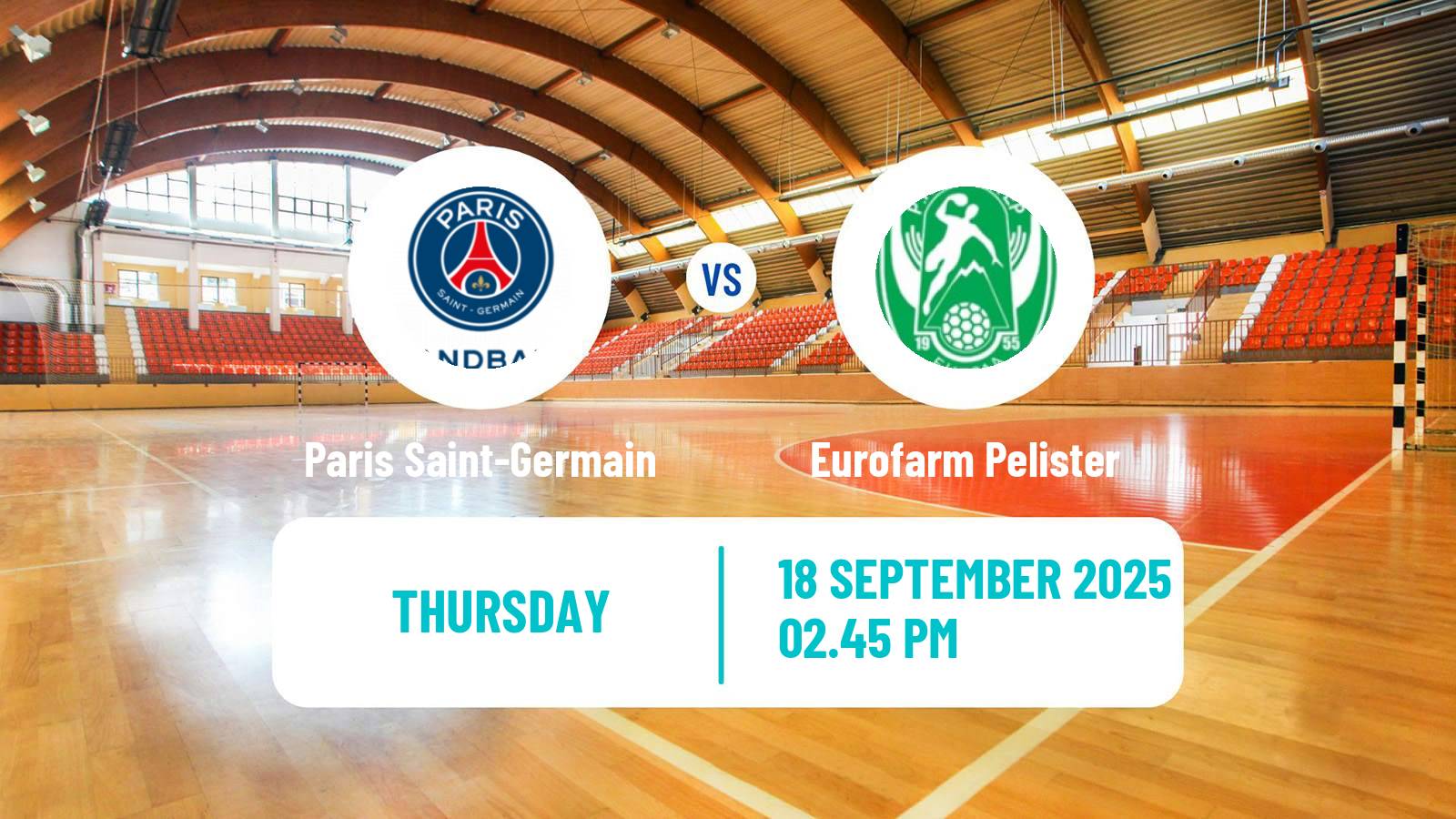 Handball EHF Champions League Paris Saint-Germain - Eurofarm Pelister